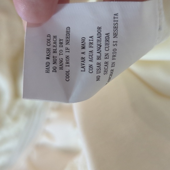 Love Reign Off-White Strapless Lacy Mini Dress Women's Size 3 - Picture 5 of 5